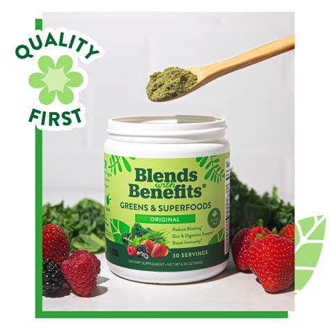 Blends with Benefits™ .
